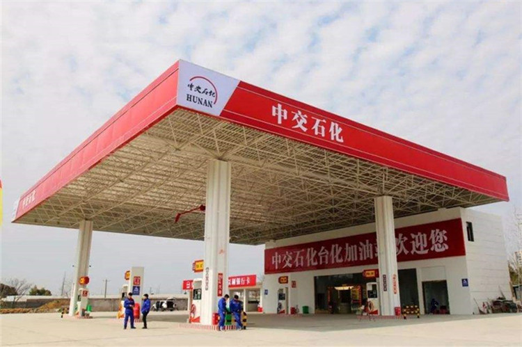 兖州加油站钢结构网架案例6